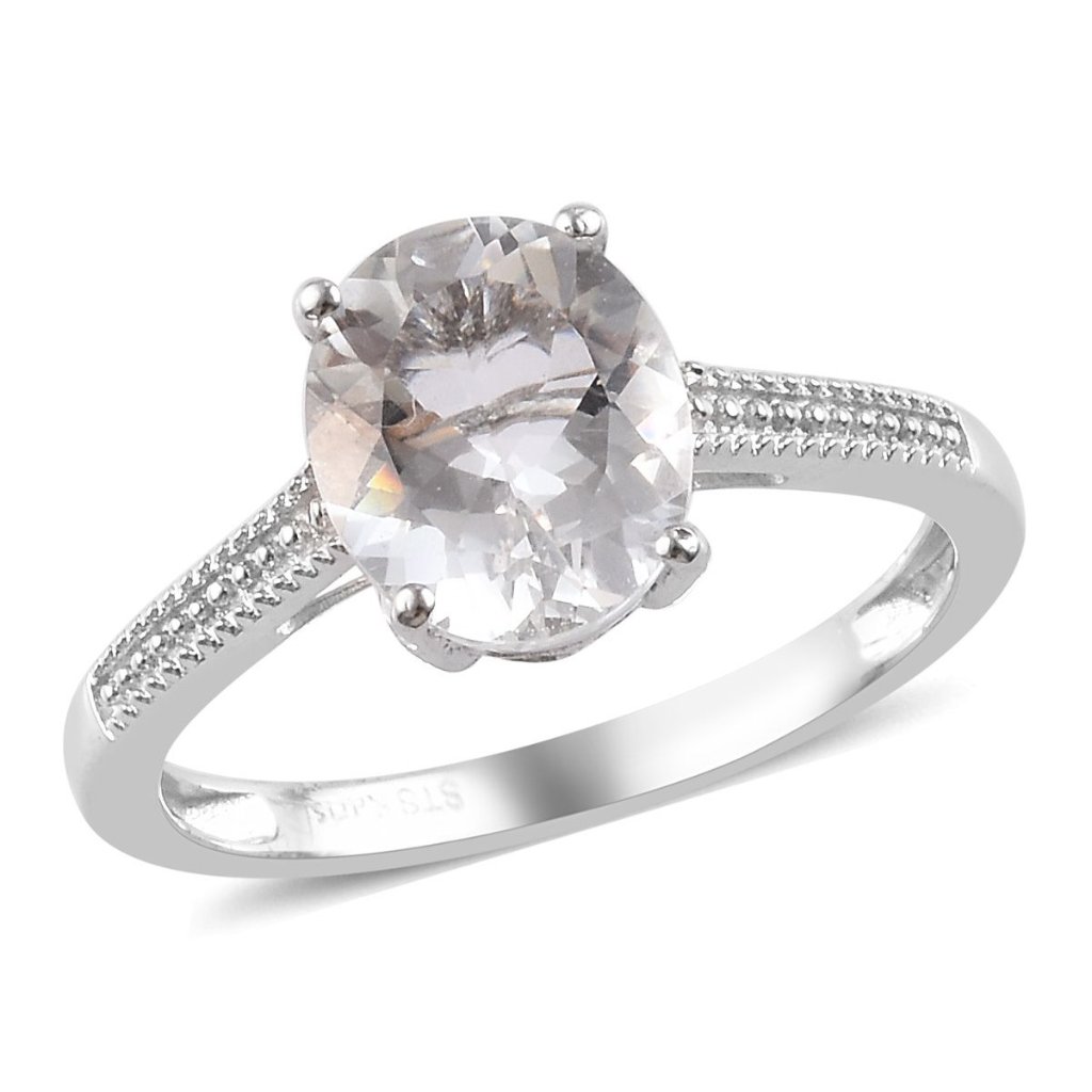 Karis Petalite Solitaire Ring